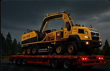 Transport maszyn budowlanych